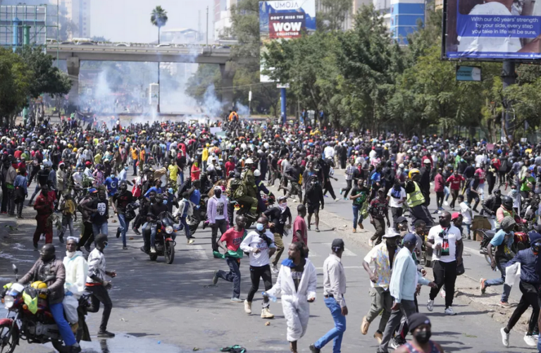 Kenya’s Parliament Burns as Protesters Object to Unjust Tax Law ...